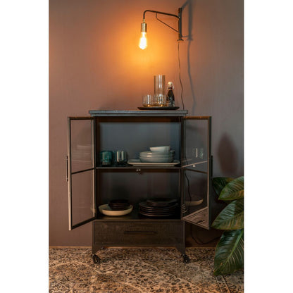 White Label Living Vitrinekast Ferre Medium - KwaliteitWonen.nl
