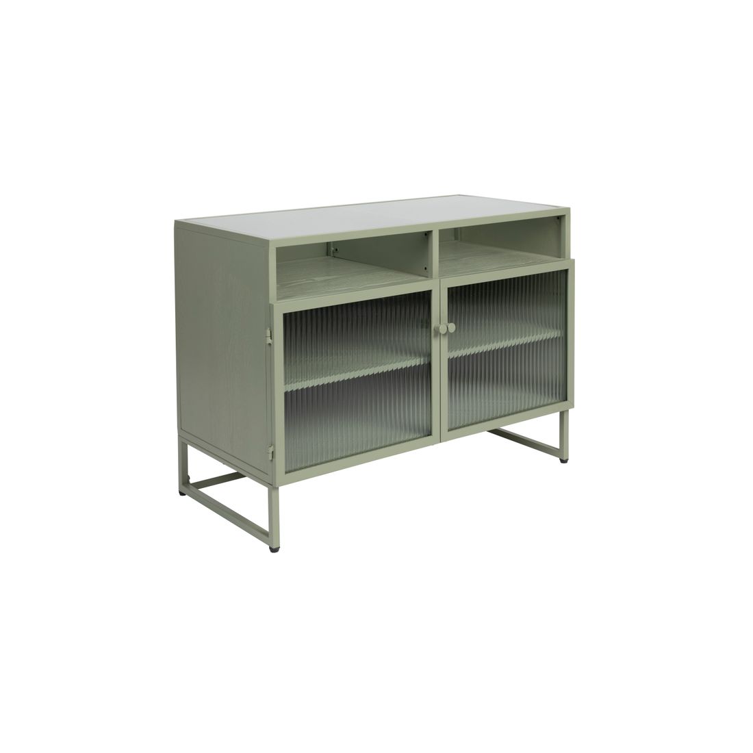 White Label Living Vitrinekast Herbe Medium - KwaliteitWonen.nl