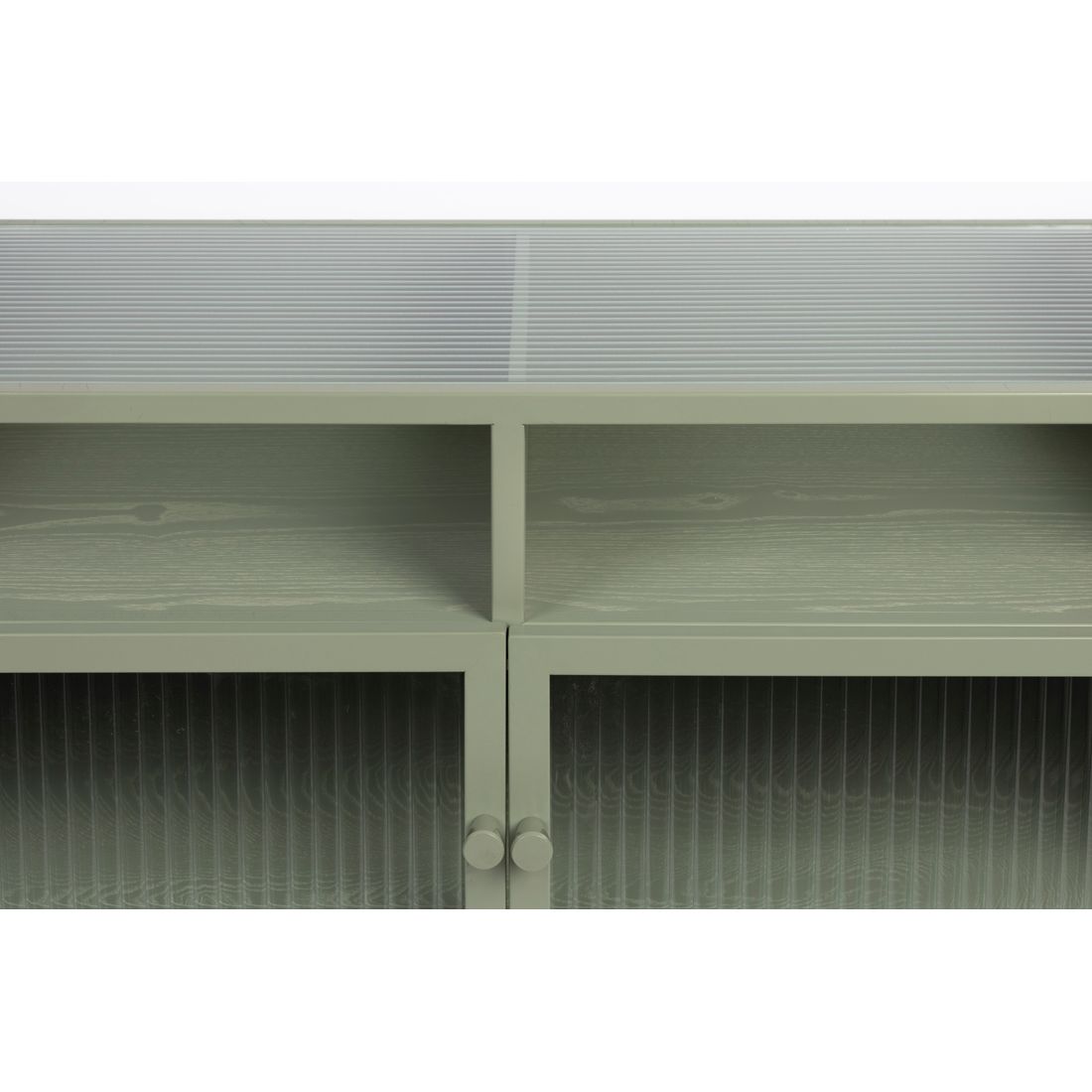 White Label Living Vitrinekast Herbe Medium - KwaliteitWonen.nl