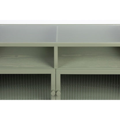 White Label Living Vitrinekast Herbe Medium - KwaliteitWonen.nl