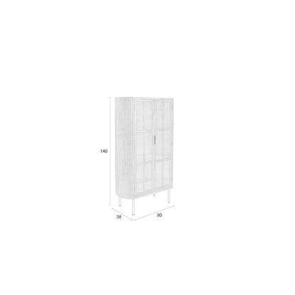 White Label Living Vitrinekast Yaz - KwaliteitWonen.nl