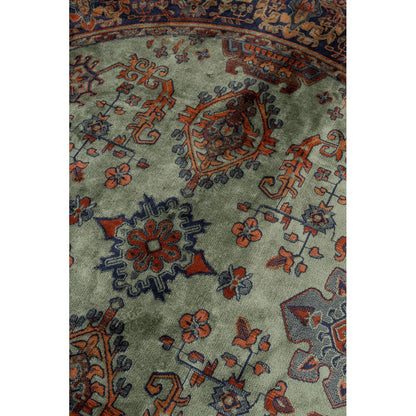 White Label Living Vloerkleed Raz Rond 160cm Groen - KwaliteitWonen.nl