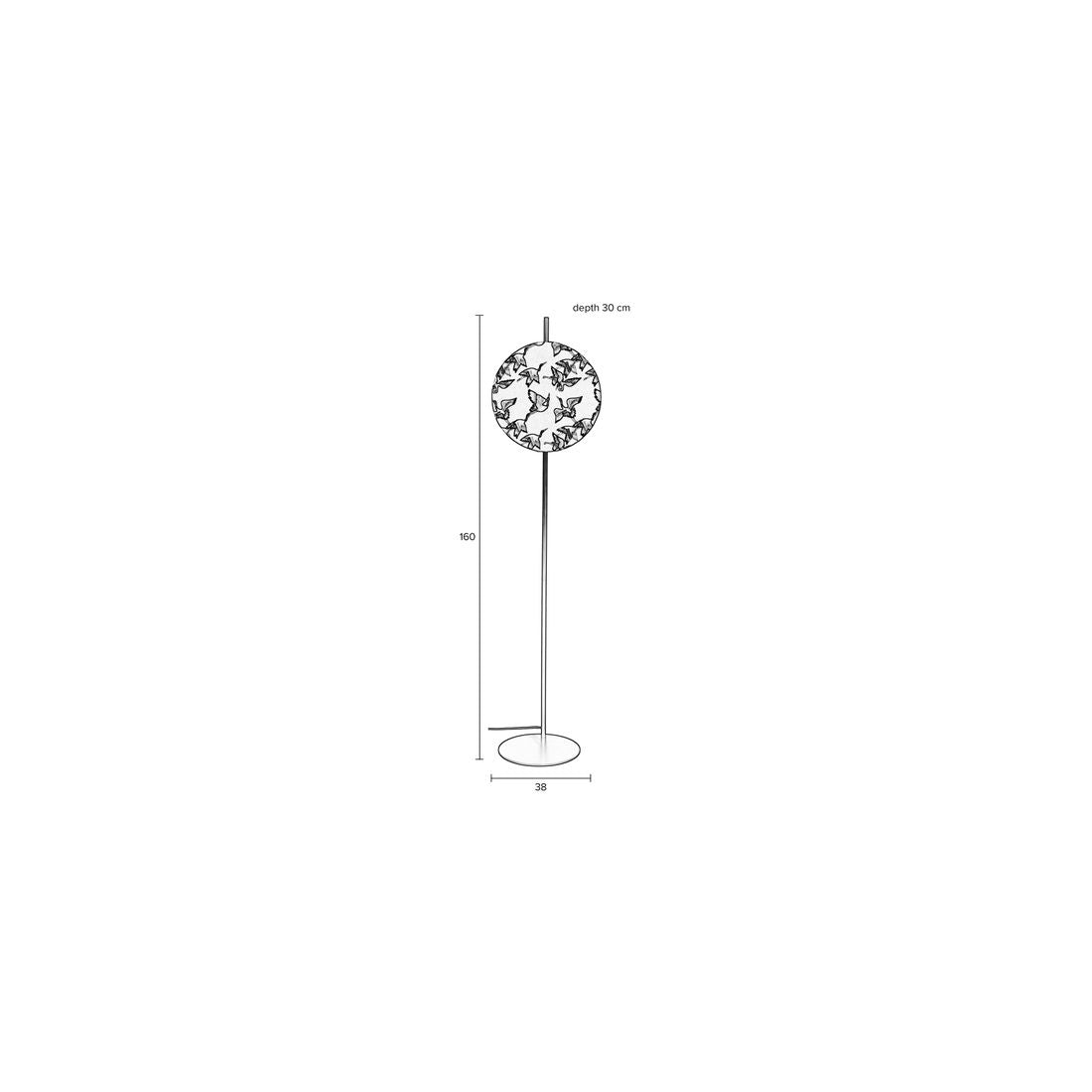 White Label Living Vloerlamp Jaylee - KwaliteitWonen.nl