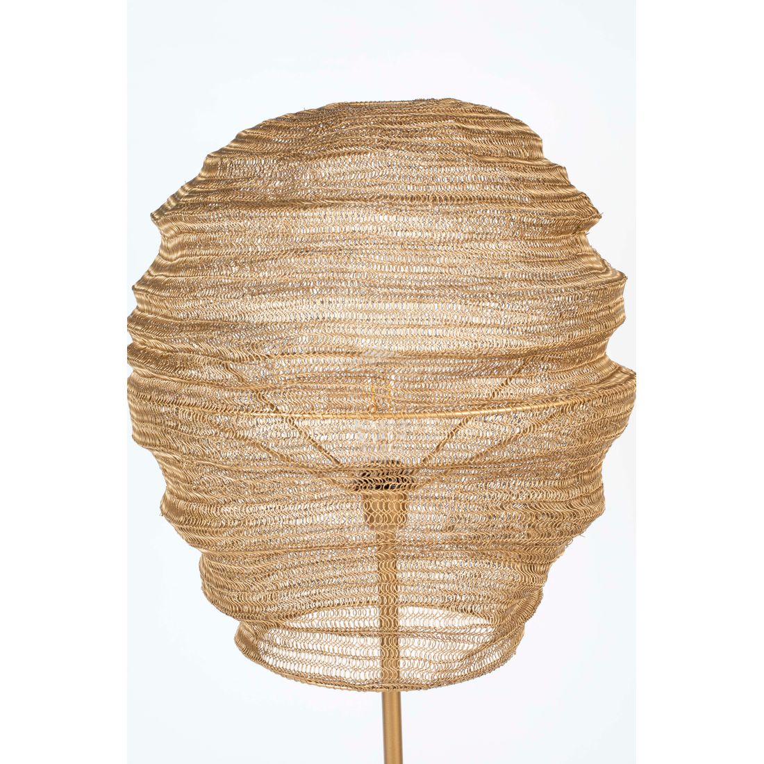 White Label Living Vloerlamp Lena Messing - KwaliteitWonen.nl