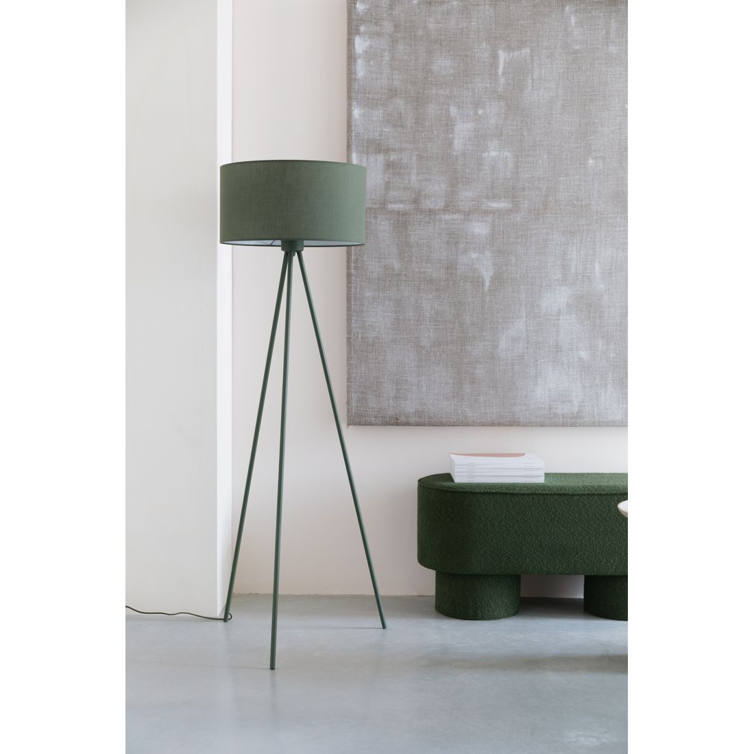 White Label Living Vloerlamp Susie Groen - KwaliteitWonen.nl