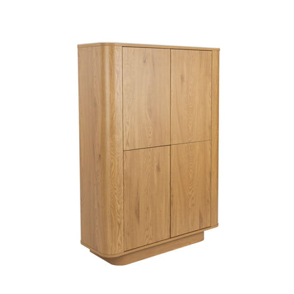White Label Living Wandkast Almira Eiken - KwaliteitWonen.nl