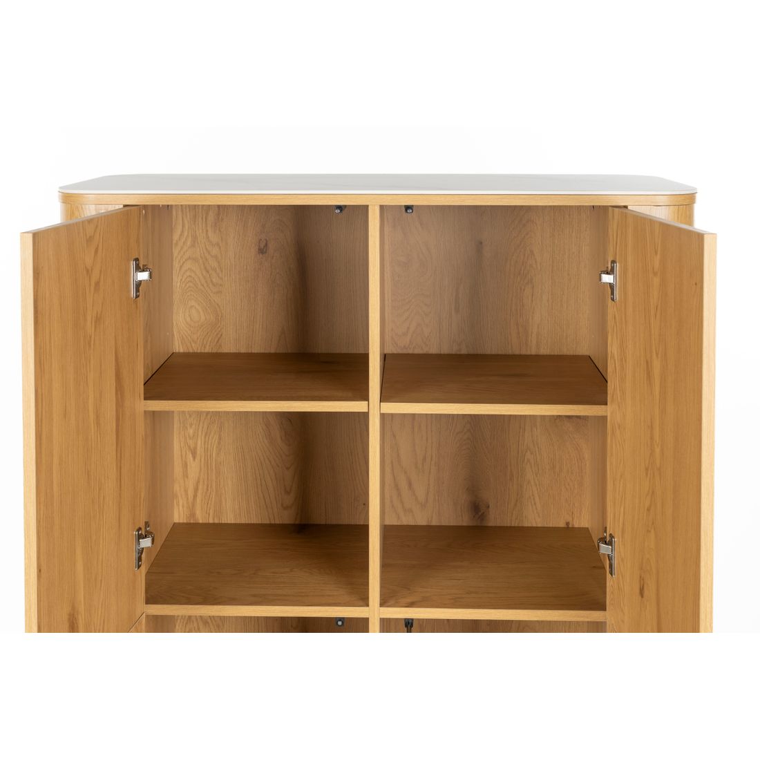 White Label Living Wandkast Almira Eiken - KwaliteitWonen.nl