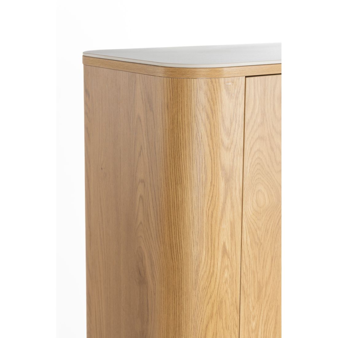 White Label Living Wandkast Almira Eiken - KwaliteitWonen.nl