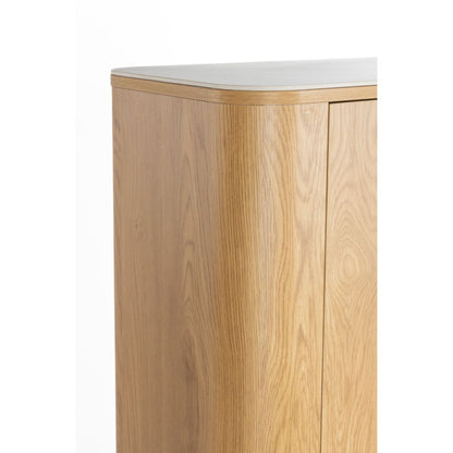 White Label Living Wandkast Almira Eiken - KwaliteitWonen.nl