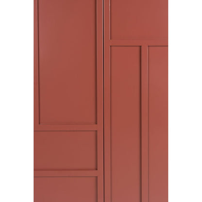 White Label Living Wandkast Davis Rood - KwaliteitWonen.nl