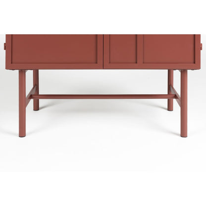 White Label Living Wandkast Davis Rood - KwaliteitWonen.nl