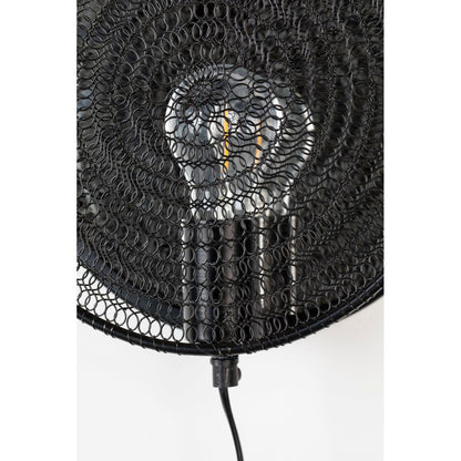 White Label Living Wandlamp Lea Zwart - KwaliteitWonen.nl