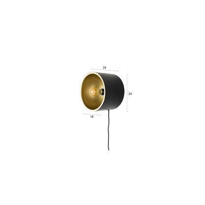 White Label Living Wandlamp Sunny Rond M - KwaliteitWonen.nl