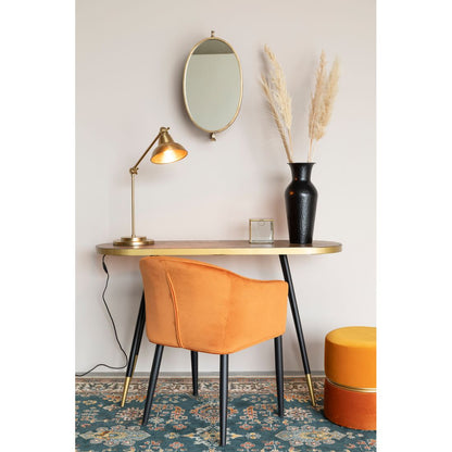White Label Living Wandtafel Denise Walnoot - KwaliteitWonen.nl