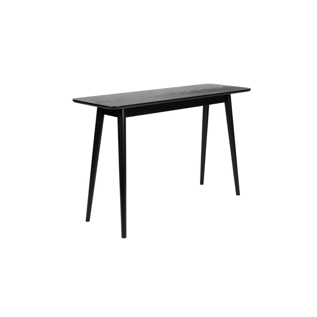 White Label Living Wandtafel Fabio 120x40cm Zwart - KwaliteitWonen.nl