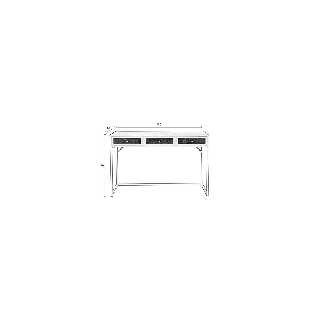 White Label Living Wandtafel Guuji - KwaliteitWonen.nl