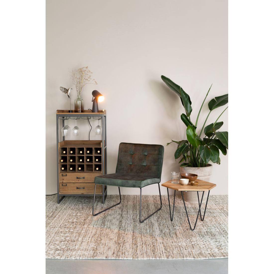 White Label Living Wijnkast Edgar - KwaliteitWonen.nl