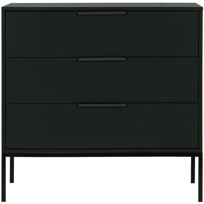Woood Adam Dressoir Ladekast Grenen Zwart [Fsc] - KwaliteitWonen.nl