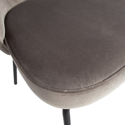 Woood Admit Eetkamerstoel Velvet Khaki - KwaliteitWonen.nl