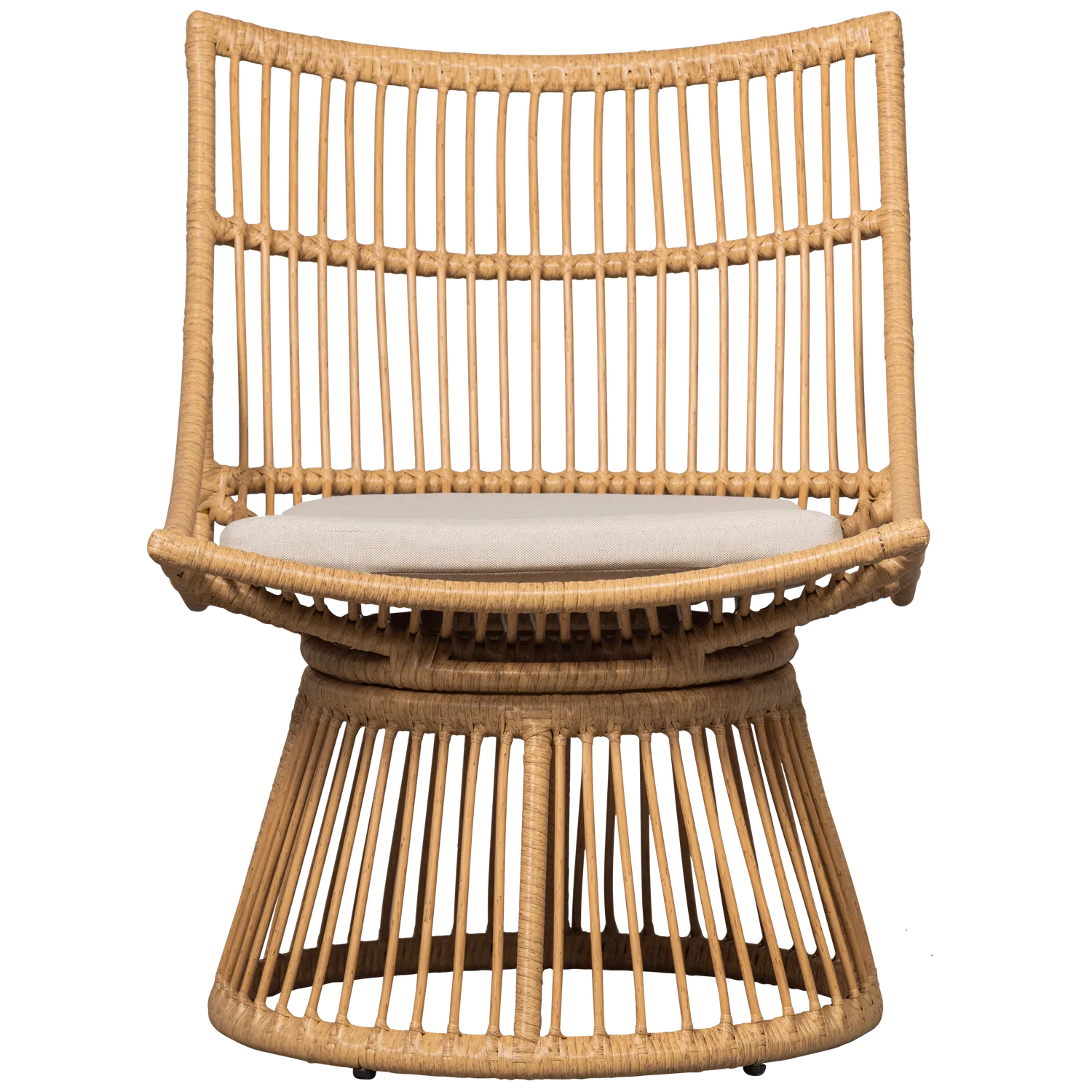 Woood Alatna Tuinstoel Wicker Naturel - KwaliteitWonen.nl