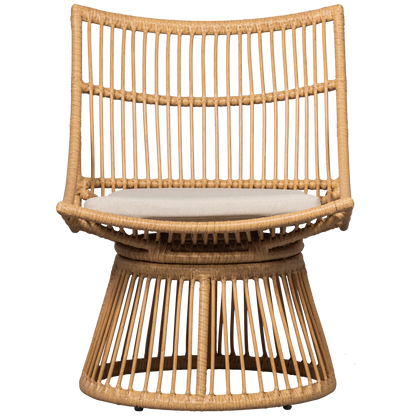 Woood Alatna Tuinstoel Wicker Naturel - KwaliteitWonen.nl