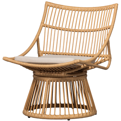 Woood Alatna Tuinstoel Wicker Naturel - KwaliteitWonen.nl