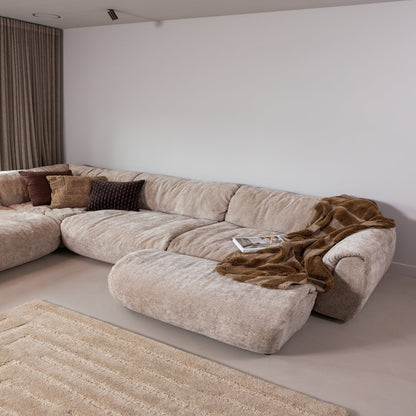 Woood Alicia Vloerkleed Wol Zand 170x240cm - KwaliteitWonen.nl
