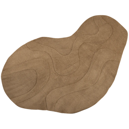 Woood Alya Vloerkleed Organisch Pale Brown 170x240cm - KwaliteitWonen.nl