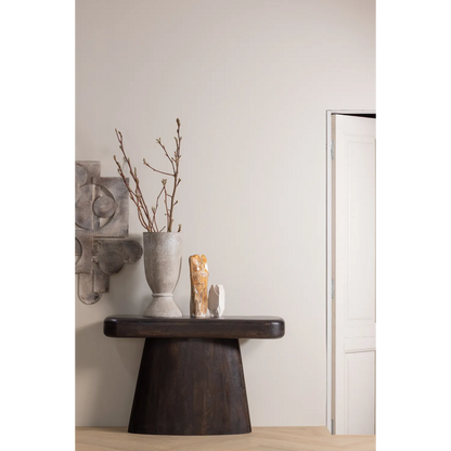 Woood Amco Sidetable Mangohout Donkerbruin - KwaliteitWonen.nl