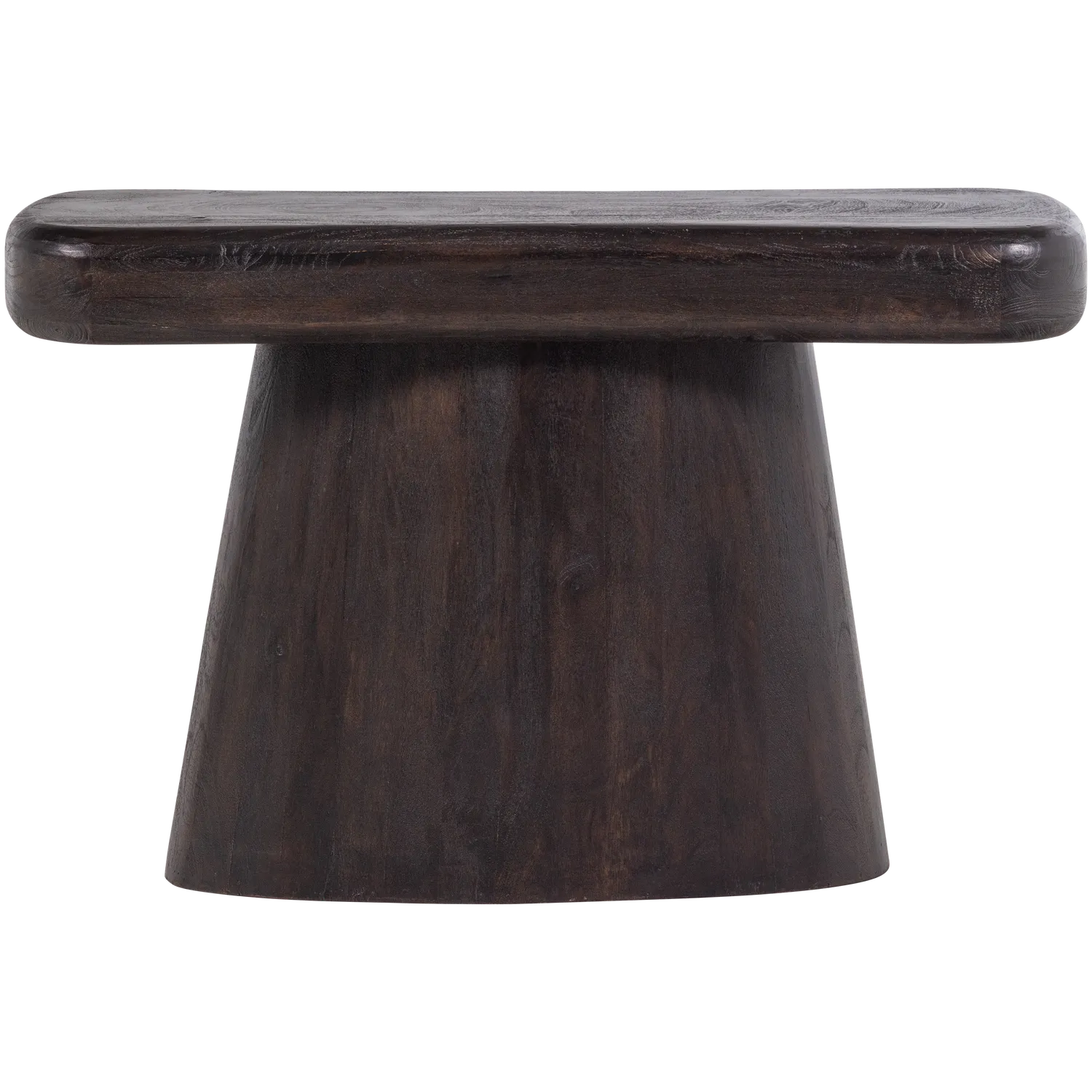 Woood Amco Sidetable Mangohout Donkerbruin - KwaliteitWonen.nl