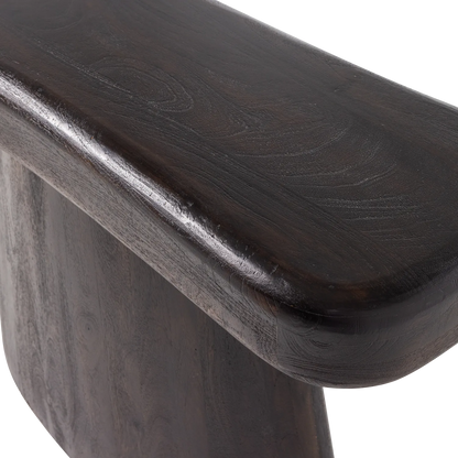 Woood Amco Sidetable Mangohout Donkerbruin - KwaliteitWonen.nl