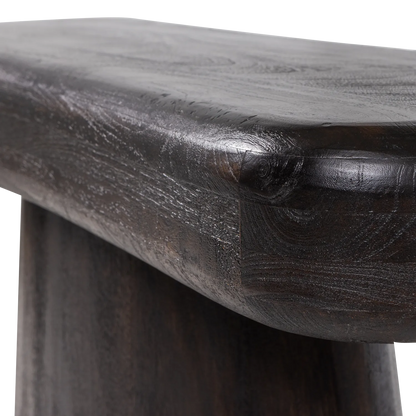 Woood Amco Sidetable Mangohout Donkerbruin - KwaliteitWonen.nl