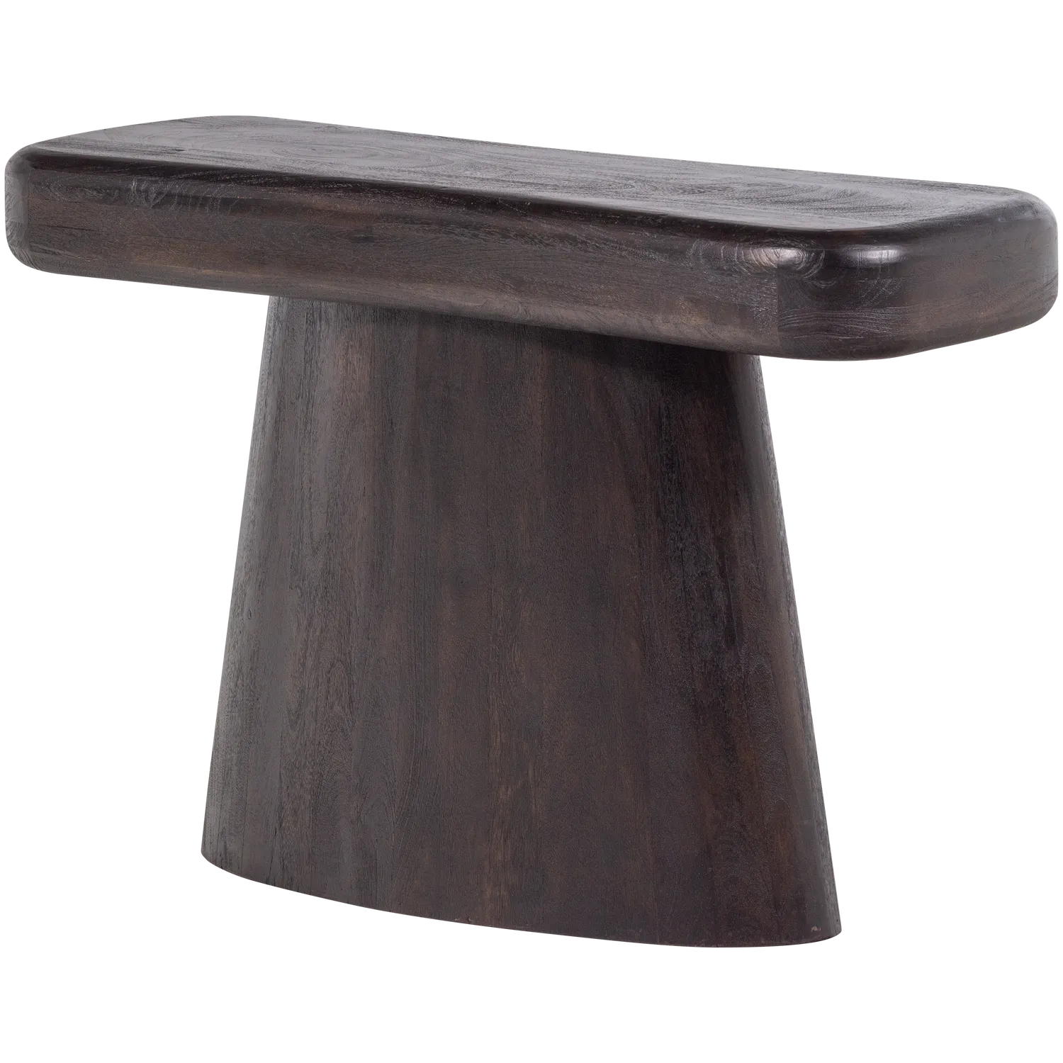 Woood Amco Sidetable Mangohout Donkerbruin - KwaliteitWonen.nl