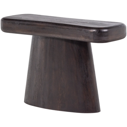 Woood Amco Sidetable Mangohout Donkerbruin - KwaliteitWonen.nl