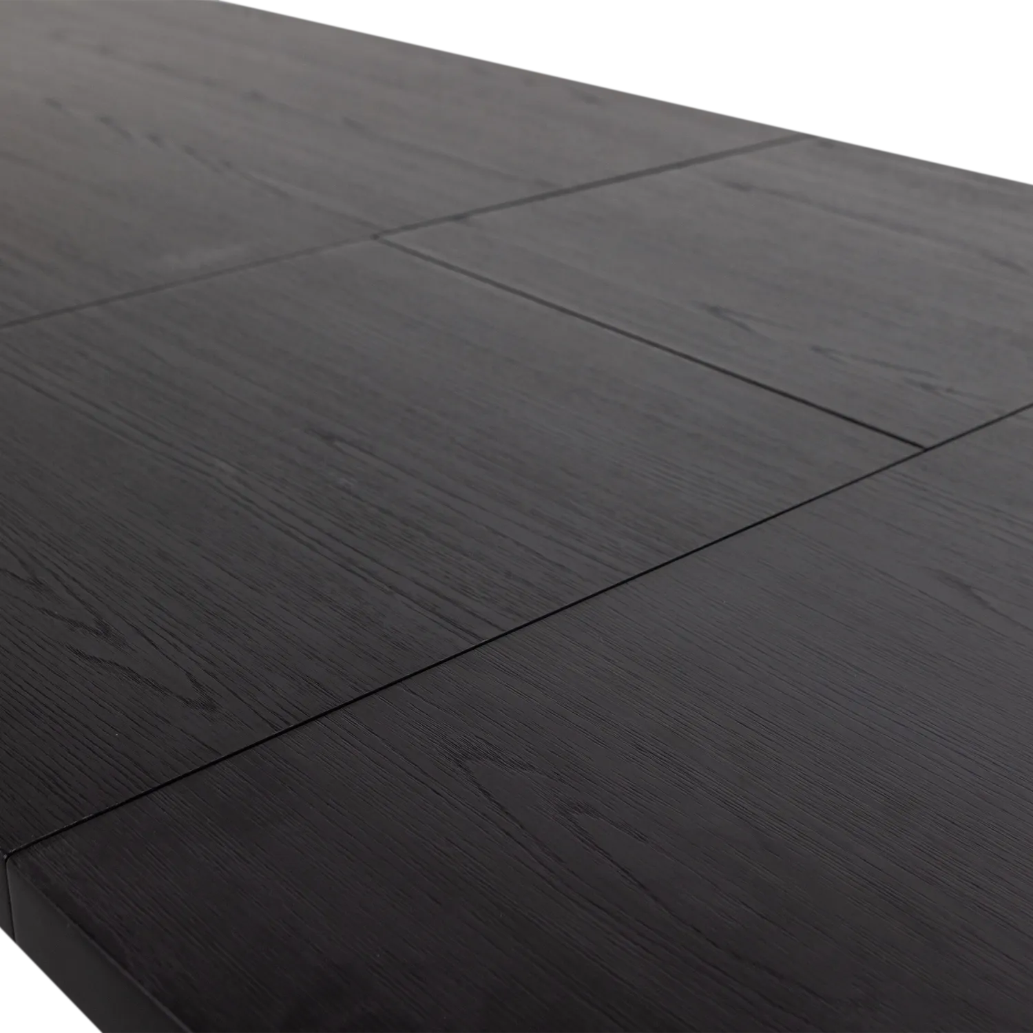 Woood Arros Eettafel Uitschuifbaar 180-220x90cm MDF Zwart - KwaliteitWonen.nl