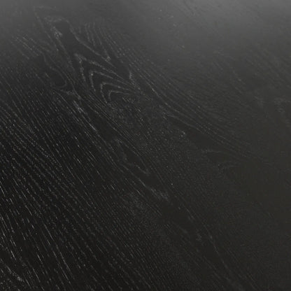 Woood Arthur Eettafel Ovaal H Poot Eiken Zwart [Fsc] - KwaliteitWonen.nl