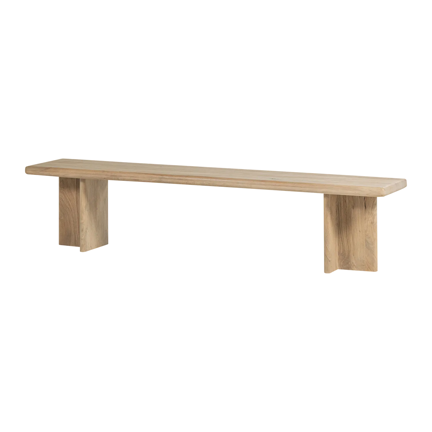 Woood Ato Eetbankje 180 X45 Cm Mangohout Naturel - KwaliteitWonen.nl