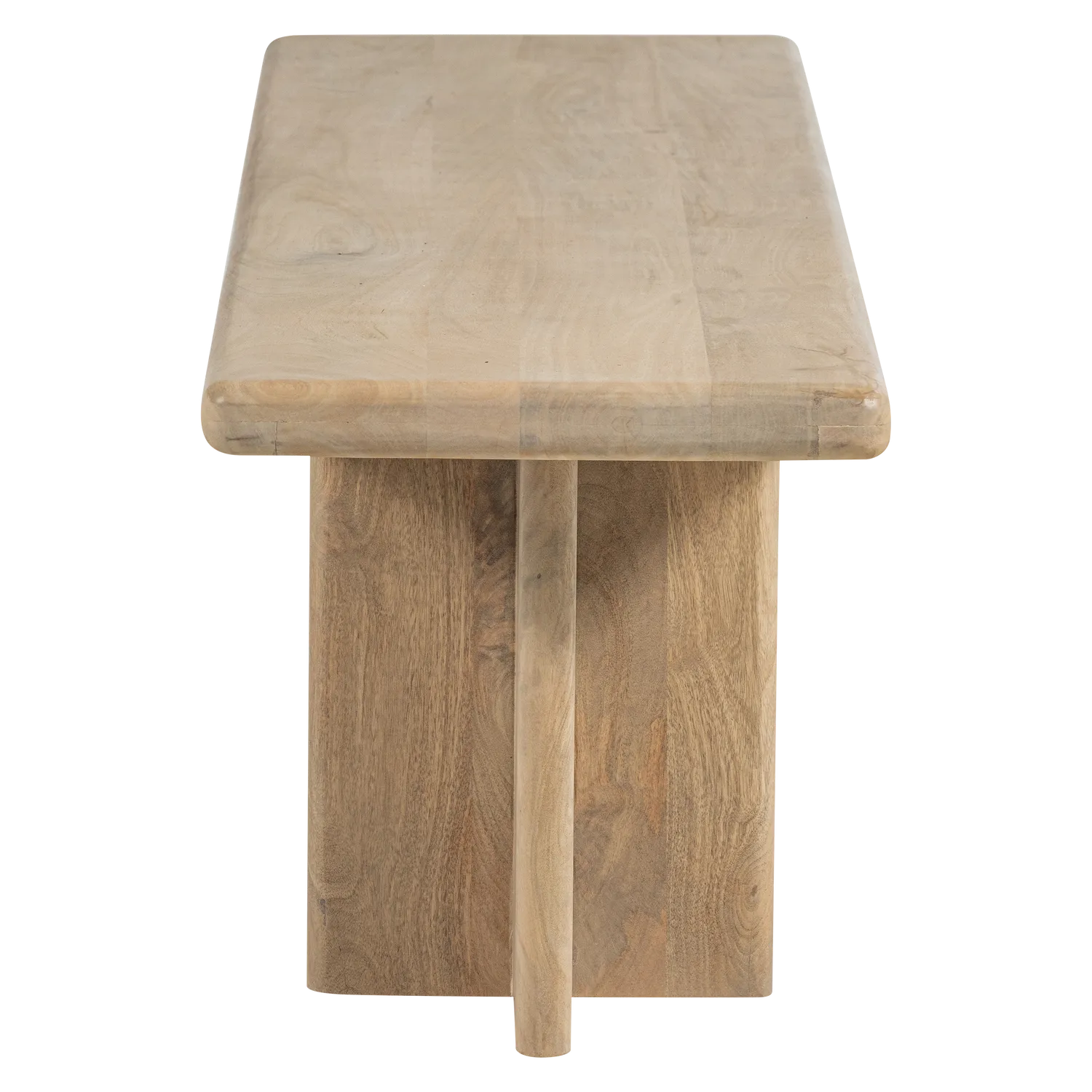 Woood Ato Eetbankje 220 X45 Cm Mangohout Naturel - KwaliteitWonen.nl
