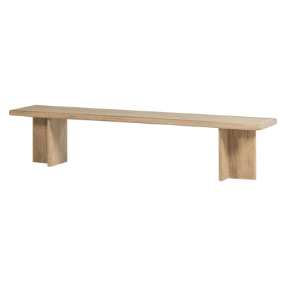 Woood Ato Eetbankje 220 X45 Cm Mangohout Naturel - KwaliteitWonen.nl