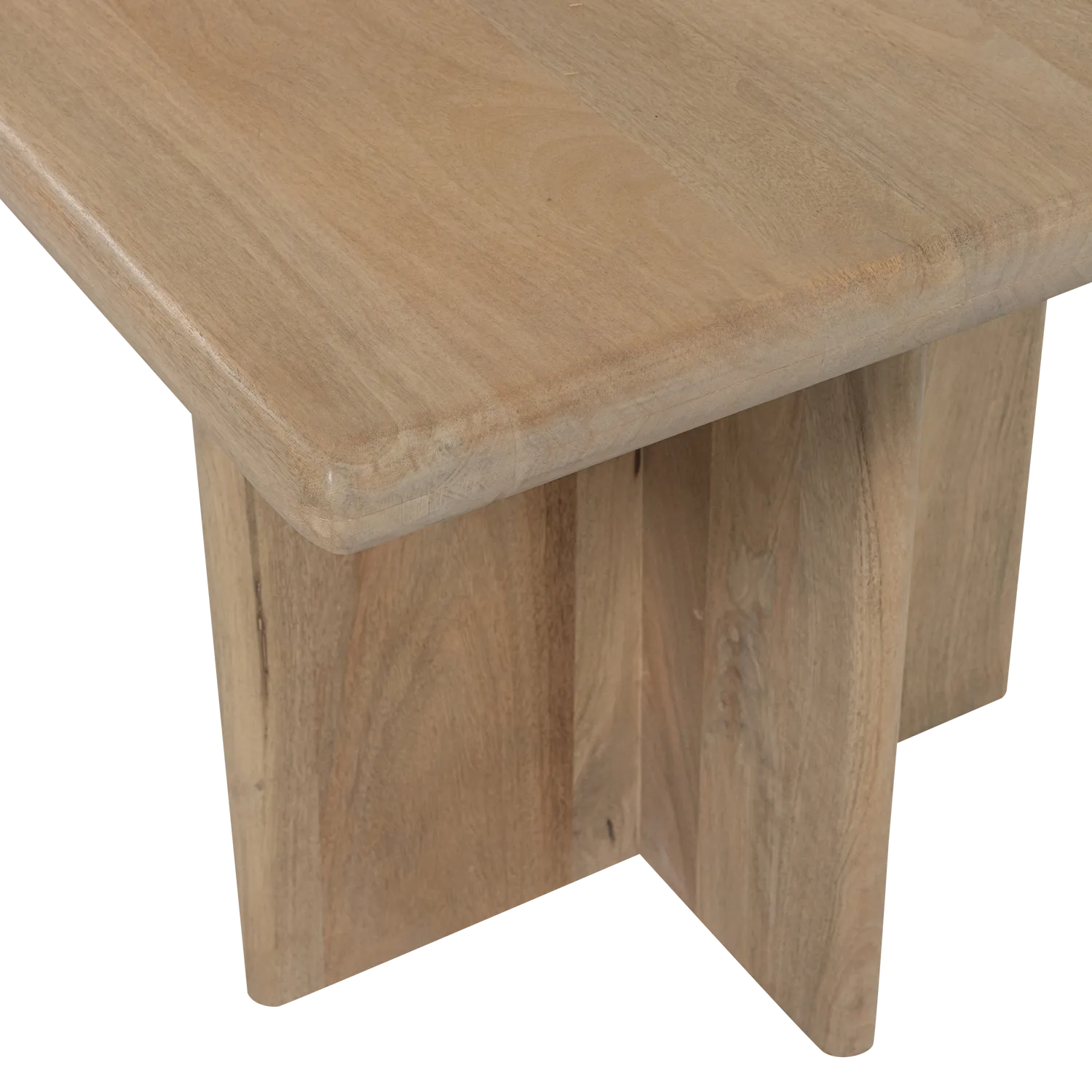 Woood Ato Eettafel 220 X90 Cm Mangohout Naturel - KwaliteitWonen.nl