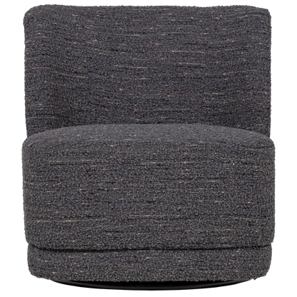 Woood Atty Draaifauteuil Grove Melange Grijs [Fsc] - KwaliteitWonen.nl