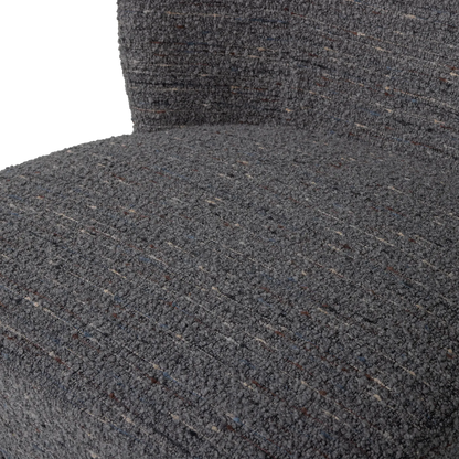 Woood Atty Draaifauteuil Grove Melange Grijs [Fsc] - KwaliteitWonen.nl