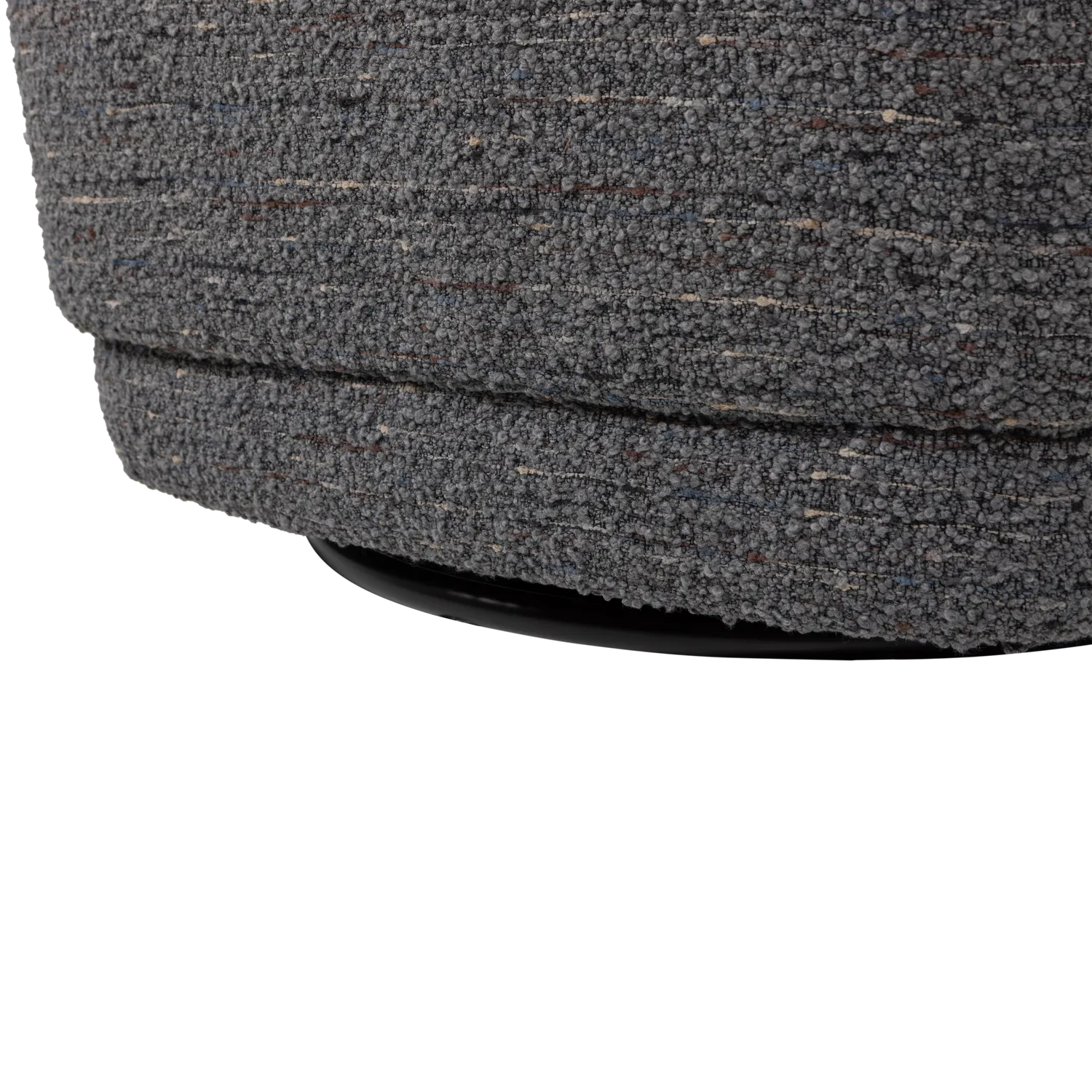 Woood Atty Draaifauteuil Grove Melange Grijs [Fsc] - KwaliteitWonen.nl
