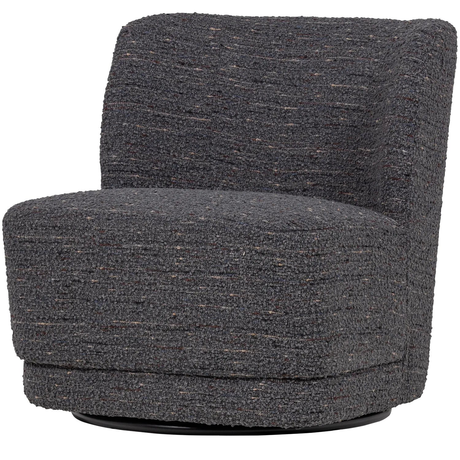 Woood Atty Draaifauteuil Grove Melange Grijs [Fsc] - KwaliteitWonen.nl