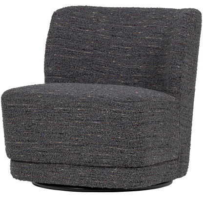 Woood Atty Draaifauteuil Grove Melange Grijs [Fsc] - KwaliteitWonen.nl