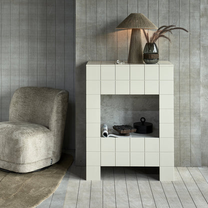 Woood Atty Draaifauteuil Velvet Zand - KwaliteitWonen.nl