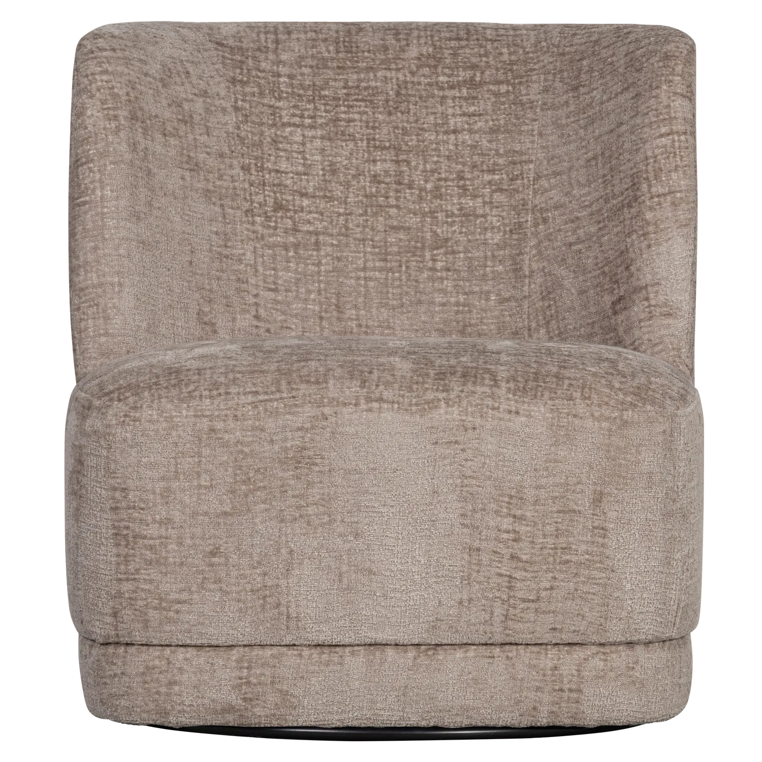Woood Atty Draaifauteuil Velvet Zand - KwaliteitWonen.nl
