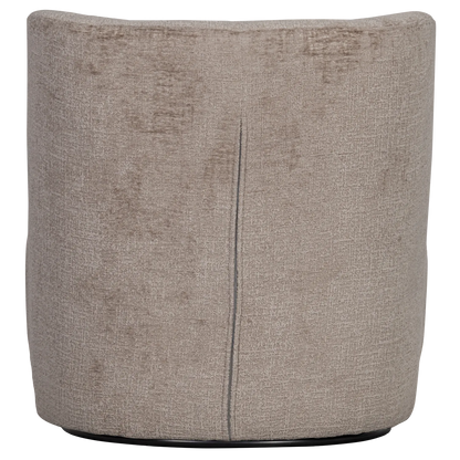 Woood Atty Draaifauteuil Velvet Zand - KwaliteitWonen.nl