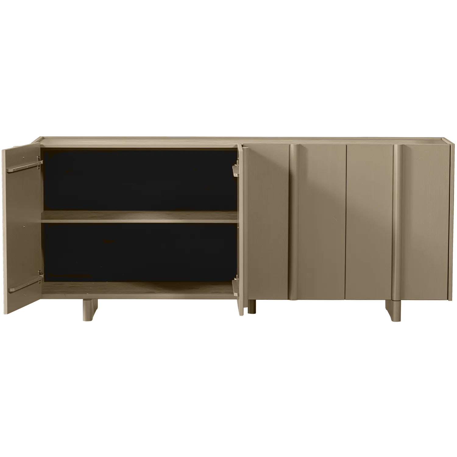 Woood Basu Dressoir Grenen Mud [Fsc] - KwaliteitWonen.nl