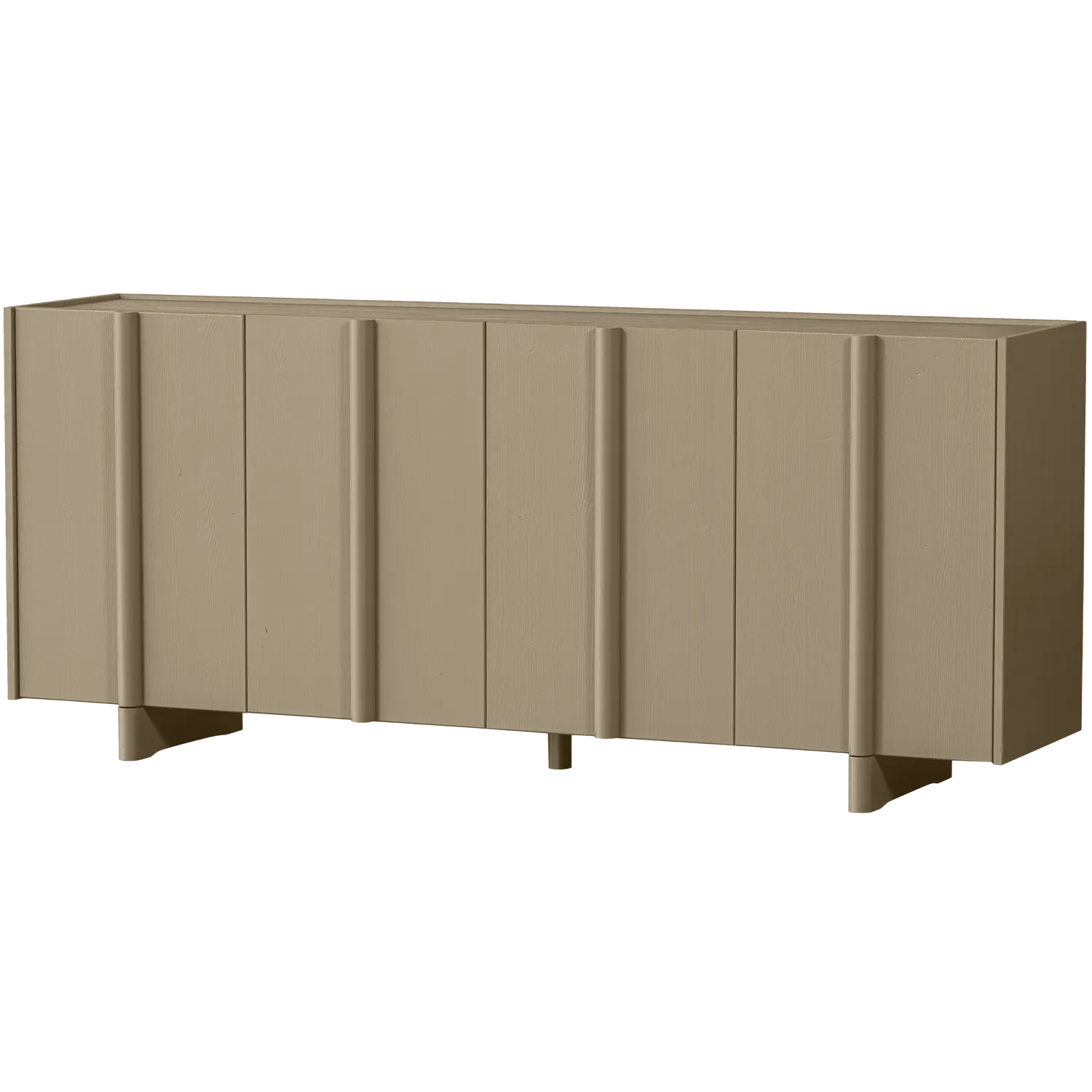 Woood Basu Dressoir Grenen Mud [Fsc] - KwaliteitWonen.nl